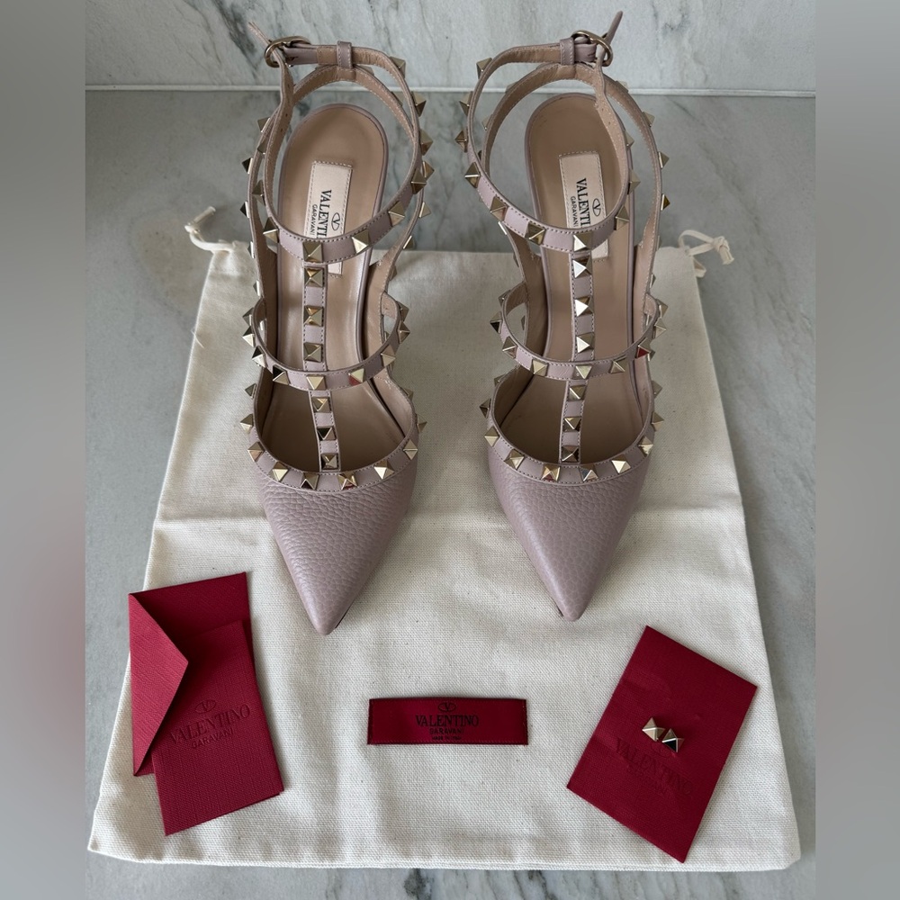 Authentic Valentino Rockstud Cage Pumps 39